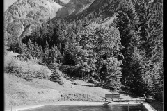 Mittelberg - Höfle 1218m., Schwimmbad vom Gasthaus "Wildental"