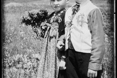 11.06.1994 Hochzeit von Wilhelm Fritz und Annelise Fritz, links: Renate Leitner, geb. Fritz, Junge: Wilhelm "Bubi" Fritz