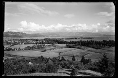 Ferieninsel Lindau, mit Blick auf die östereichischen Alpen